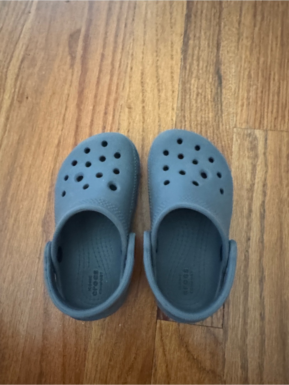 Toddler crocs gray size c7